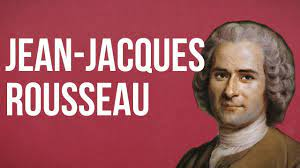 Rosto do filósofo Jean-Jacques Rousseau
